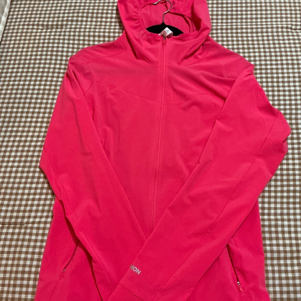 Pink wind breaker style jacket
